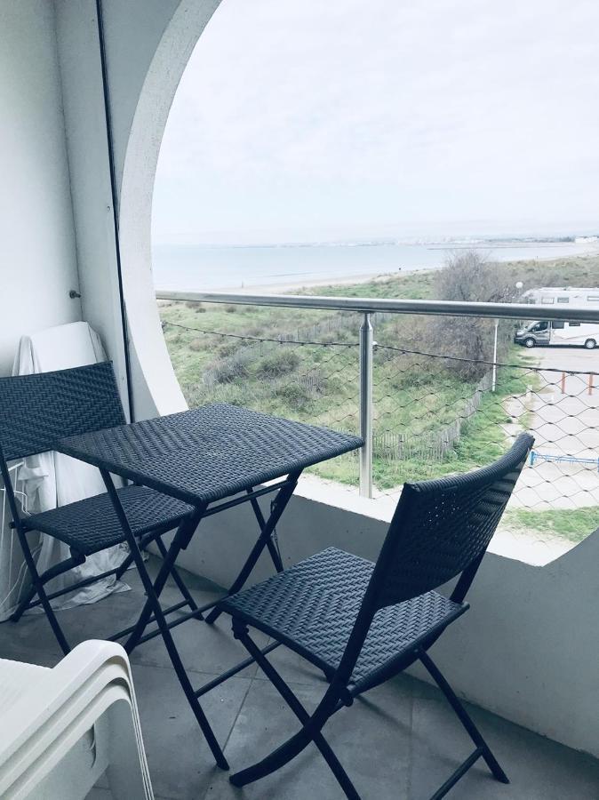 As18656 - Grand Studio Vue Mer, Direct Sur Plage Avec Parking Prive Le Grau-du-Roi Eksteriør bilde