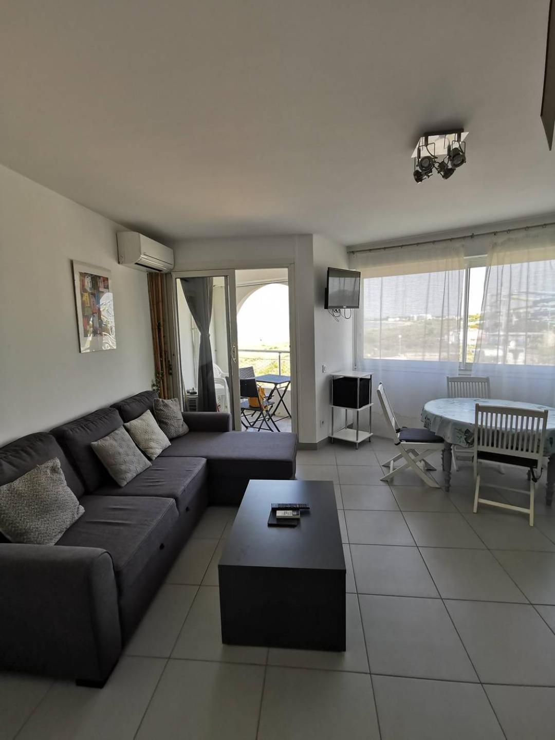 As18656 - Grand Studio Vue Mer, Direct Sur Plage Avec Parking Prive Le Grau-du-Roi Eksteriør bilde